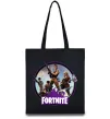 Еко-сумка Logo Fortnite Чорний фото
