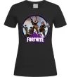 Жіноча футболка Logo Fortnite Чорний фото