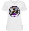 Жіноча футболка Logo Fortnite Білий фото