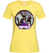 Жіноча футболка Logo Fortnite Лимонний фото