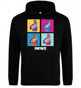 Чоловіча толстовка (худі) Fortnite logo Сірий меланж фото