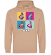 Чоловіча толстовка (худі) Fortnite Lama Пісочний фото