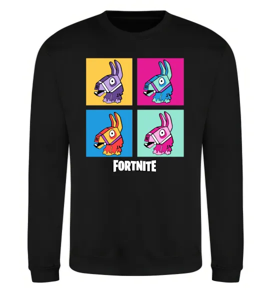Свитшот Fortnite Lama Черный фото