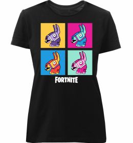 Женская премиум футболка Fortnite Lama