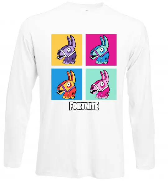 Лонгслів Fortnite Lama Білий фото