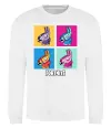Свитшот Fortnite Lama Белый фото