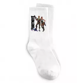 Носки Fortnite poster Белый фото