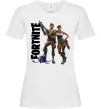 Женская футболка Fortnite poster Белый фото