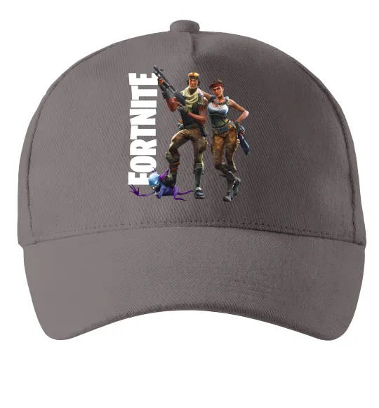 Кепка Fortnite poster Серый фото