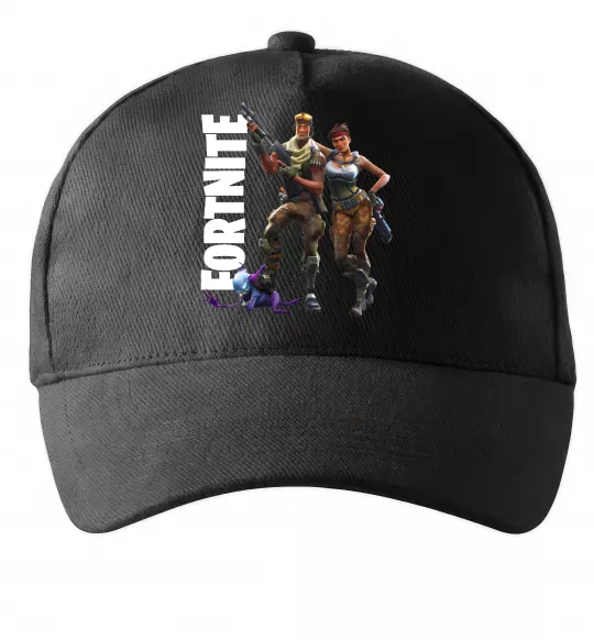 Кепка Fortnite poster Чорний фото