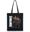 Еко-сумка Fortnite poster Чорний фото