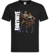 Чоловіча футболка Fortnite poster Чорний фото