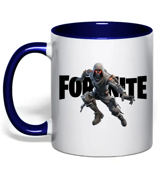 Чашка с цветной ручкой Fortnite skin Глубокий темно-синий фото