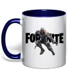 Чашка с цветной ручкой Fortnite skin Глубокий темно-синий Чашка с цветной ручкой Fortnite skin Глубокий темно-синий фото