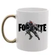 Чашка с цветной ручкой Fortnite skin Золото Чашка с цветной ручкой Fortnite skin Золото фото