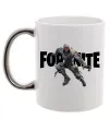 Чашка с цветной ручкой Fortnite skin Серебро Чашка с цветной ручкой Fortnite skin Серебро фото