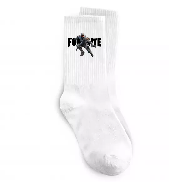 Шкарпетки Fortnite skin Білий фото