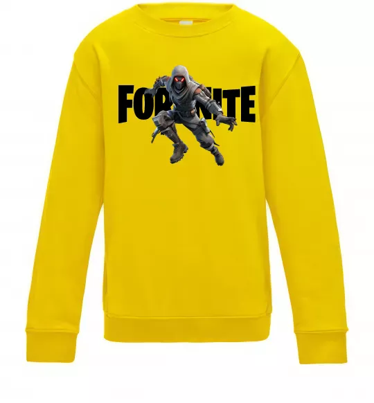Дитячий світшот Fortnite skin Сонячно жовтий фото