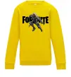 Дитячий світшот Fortnite skin Сонячно жовтий фото