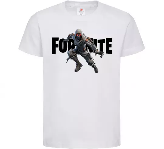 Дитяча футболка Fortnite skin Білий фото