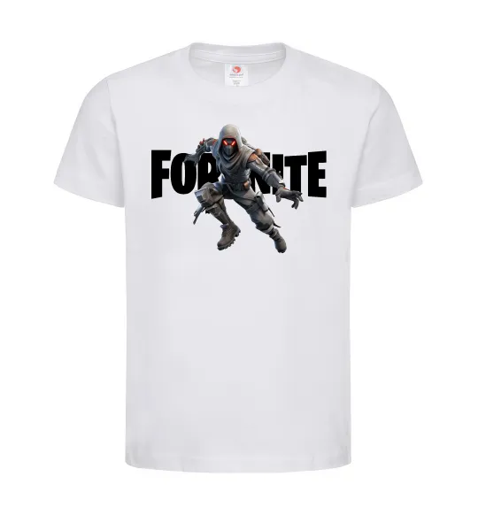 Детская футболка Fortnite skin Белый фото