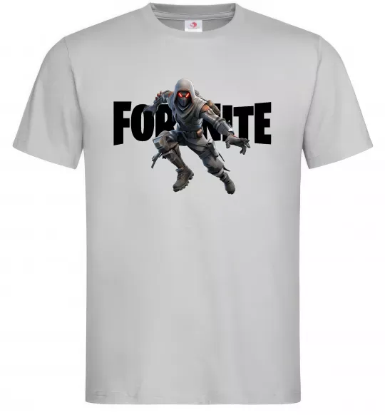 Чоловіча футболка Fortnite skin Сірий фото
