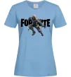 Женская футболка Fortnite skin Голубой фото