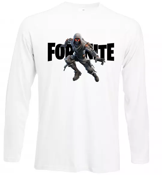 Лонгслів Fortnite skin Білий фото