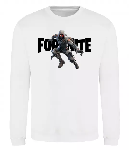 Світшот Fortnite skin Білий фото
