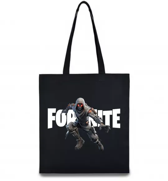 Еко-сумка Fortnite skin Чорний фото