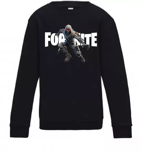 Дитячий світшот Fortnite skin Чорний фото