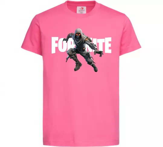 Дитяча футболка Fortnite skin Яскраво-рожевий фото