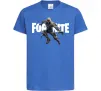 Дитяча футболка Fortnite skin Яскраво-синій фото