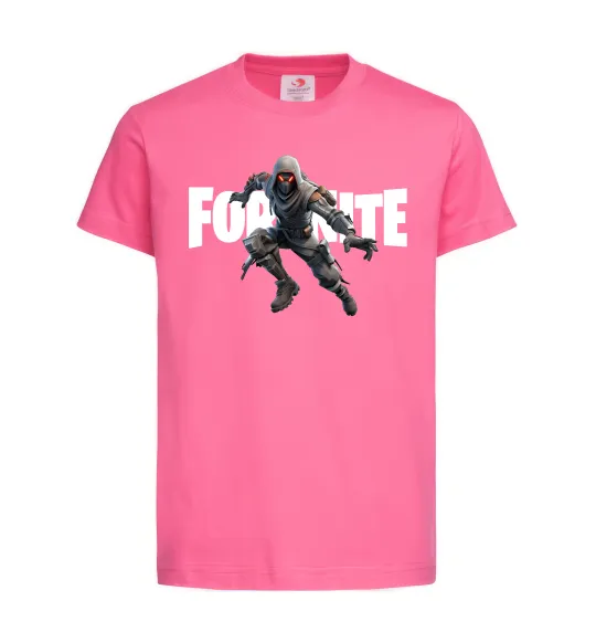 Детская футболка Fortnite skin Ярко-розовый фото