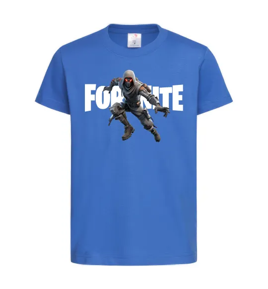 Детская футболка Fortnite skin Ярко-синий фото