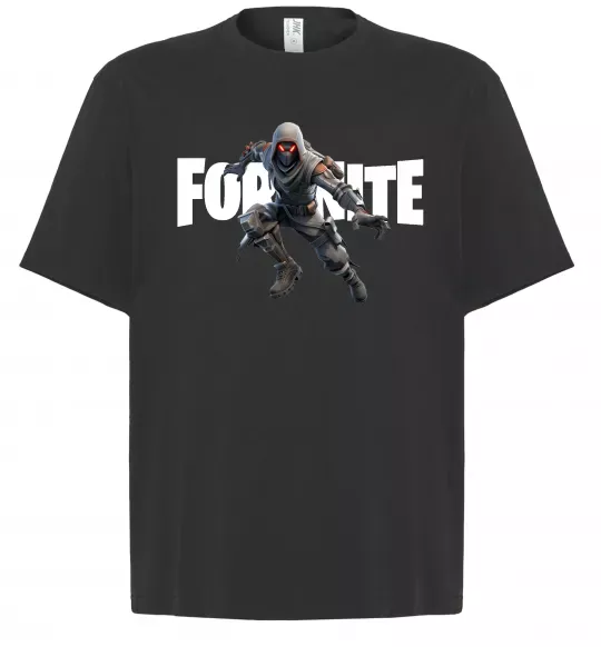Футболка Оверсайз Fortnite skin Чорний фото