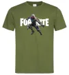 Чоловіча футболка Fortnite skin Оливковий фото