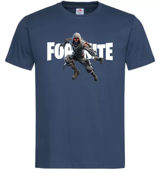 Чоловіча футболка Fortnite skin Темно-синій фото