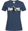 Женская футболка Fortnite skin Темно-синий фото