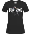 Женская футболка Fortnite skin Черный фото