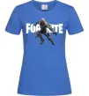 Женская футболка Fortnite skin Ярко-синий фото