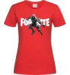 Женская футболка Fortnite skin Красный фото