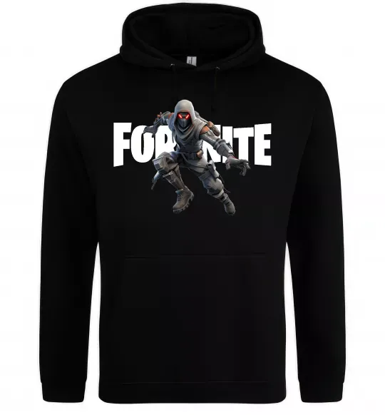 Жіноча толстовка (худі) Fortnite skin Чорний фото