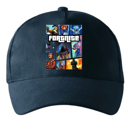 Кепка Fortnite GTA art Темно-синій фото