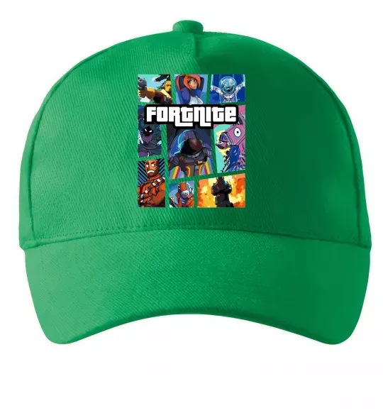 Кепка Fortnite GTA art Зелений фото