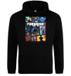 Мужская толстовка (худи) Fortnite GTA art Черный фото