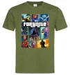 Чоловіча футболка Fortnite GTA art Оливковий фото