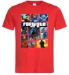 Чоловіча футболка Fortnite GTA art Червоний фото