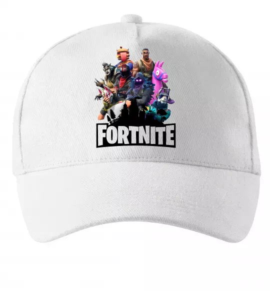 Кепка Fortnite characters Белый фото