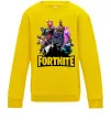 Дитячий світшот Fortnite characters Сонячно жовтий фото
